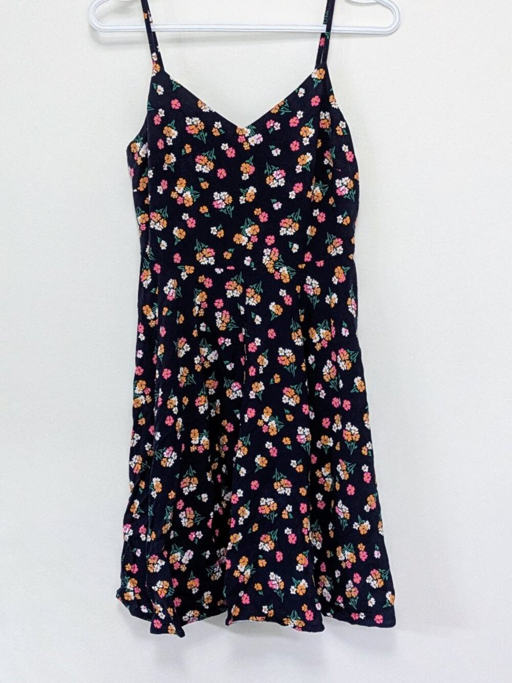 Gap Navy Floral Print Cami Dress – XS